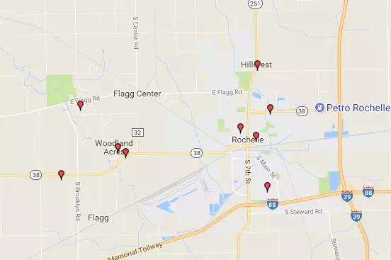 Rockford Area 2017 Sex Offender Halloween Safety Map: Where NOT to Trick-Or-Treat