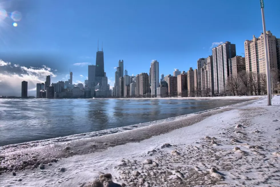 Lake Michigan’s Giant Frozen Ice Chunks Are Beautifully Intimidating